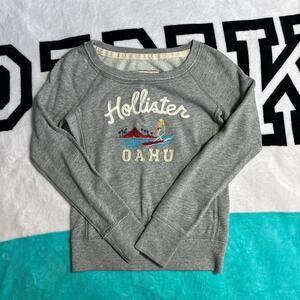 Y2K Hollister Off The Shoulder Sweatshirt